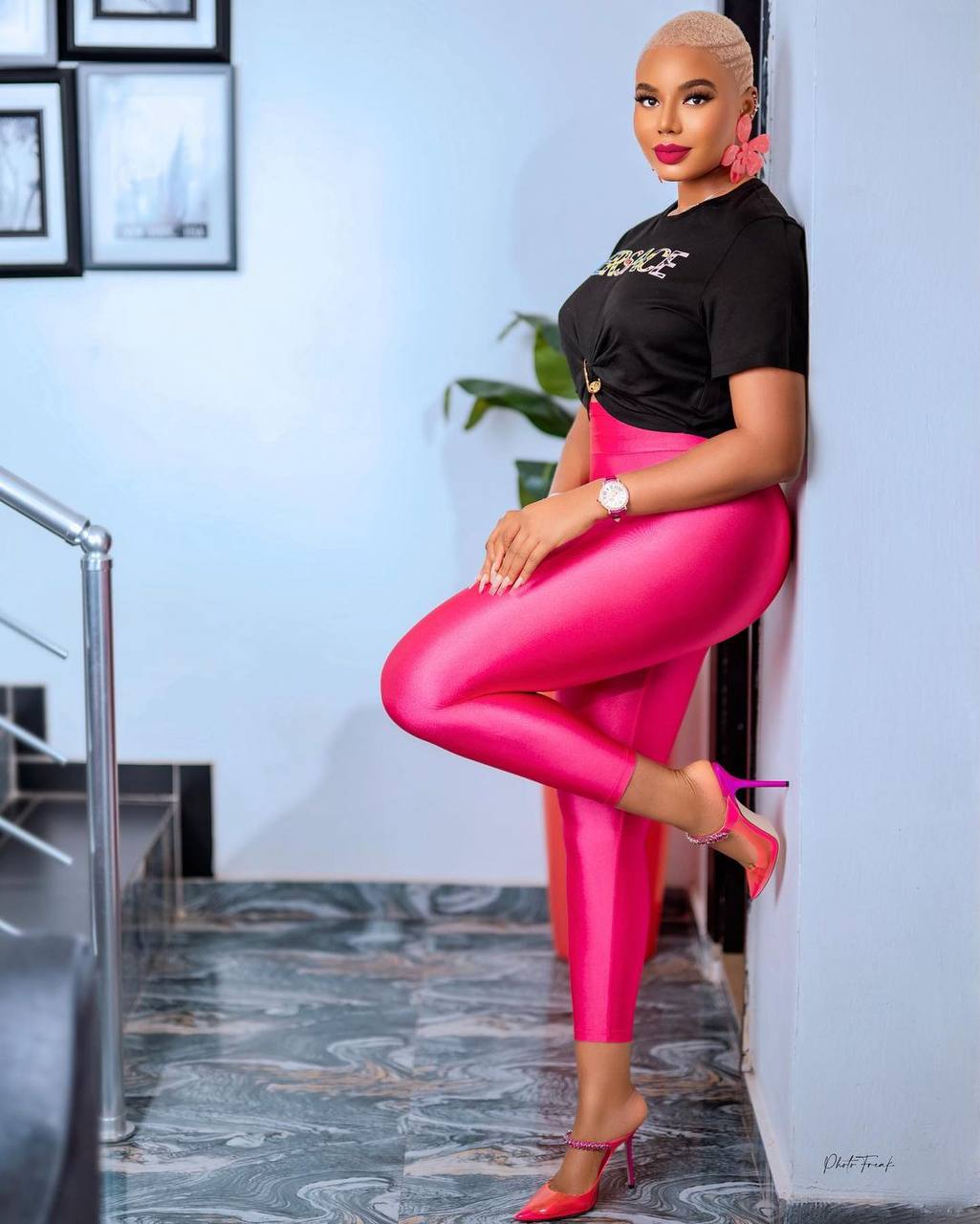 High Waisted Snatch Disco Leggings