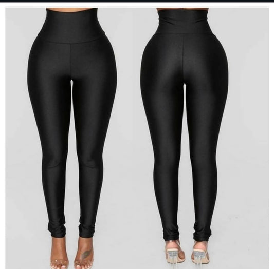 High Waisted Snatch Disco Leggings