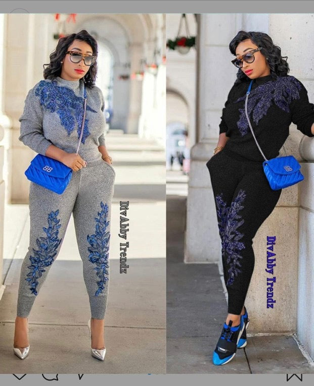 Long-sleeve sweater and pant