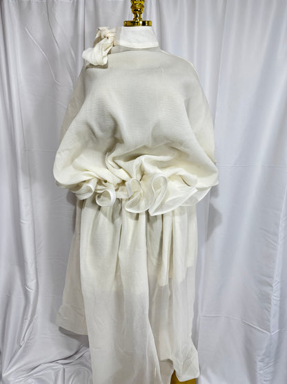 Bow Ruffle Maxi Dress