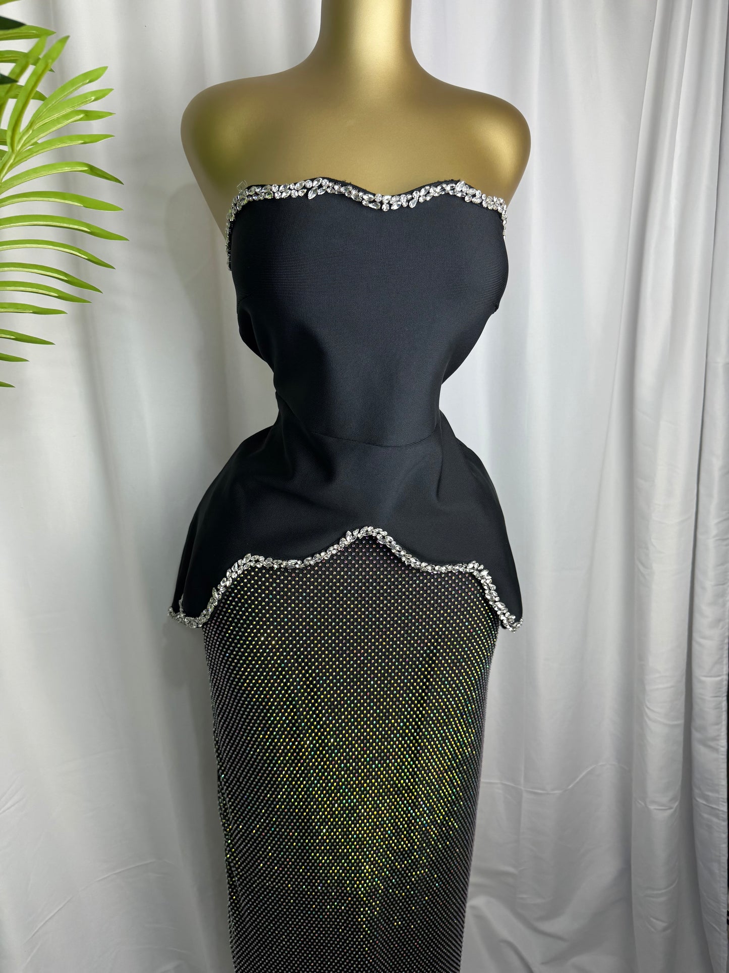 Diamond Wave Top & Skirt