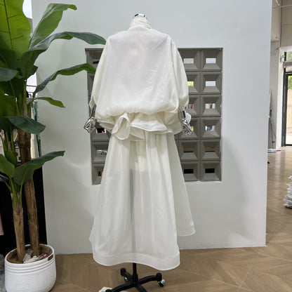 Bow Ruffle Maxi Dress