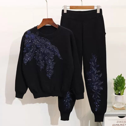 Long-sleeve sweater and pant